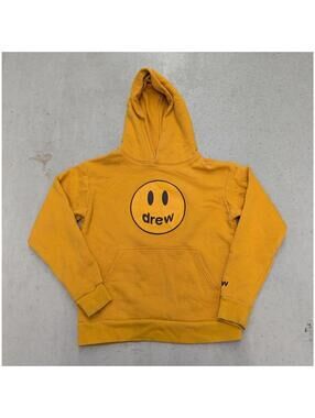 Drew House Justin Bieber essential logo yellow hoodie
